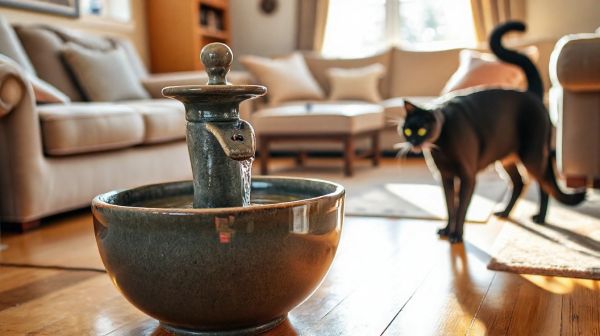 Top 5 fontaines à eau céramiques idéales pour chats