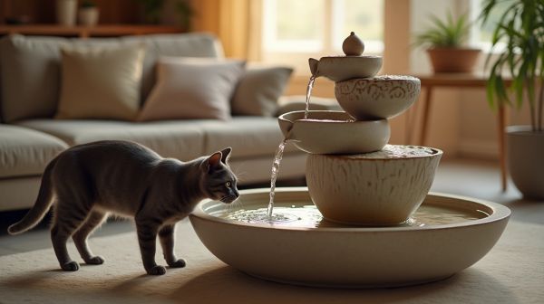 Trouver la meilleure fontaine à eau céramique pour votre chat